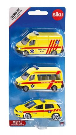 SIKU set ambulance sada 3 aut esk verze