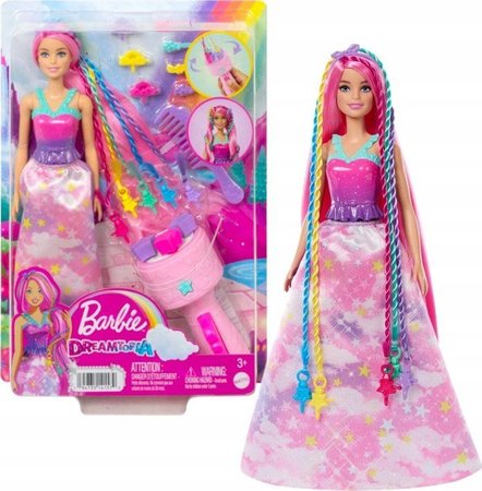 Barbie Dreamtopia princezna s kadenickmi doplky HNJ06