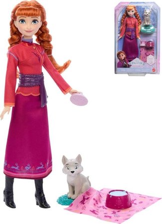 Mattel Frozen Anna s s vletem a doplky