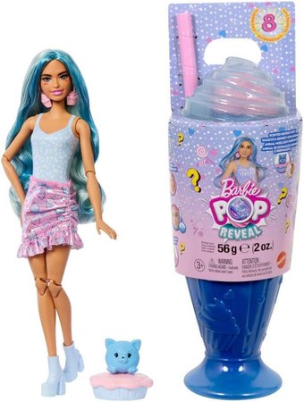 Mattel Barbie POP REVEAL Barbie odmny - modr