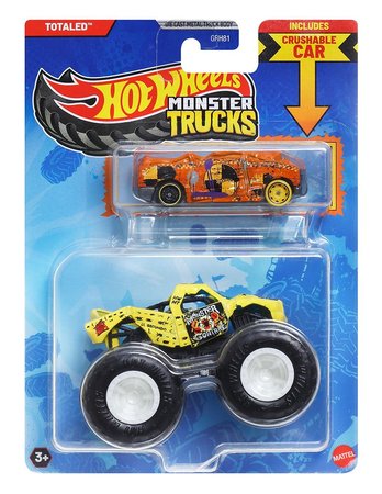 Mattel Hot Wheels Monster Trucks 1:64 s anglikem Totaled