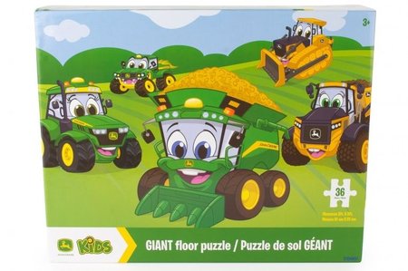 John Deere Kids - Velk podlahov puzzle 36 dlk