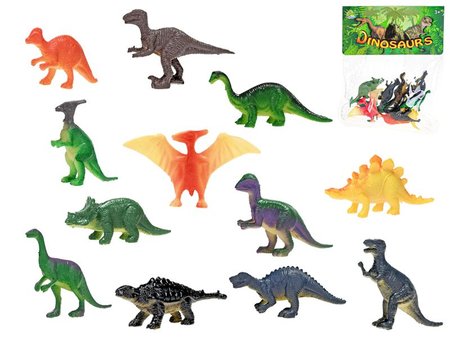 Dinosaurus 4-8cm 12ks v sku