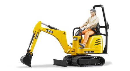 Bruder 62002 MINIBAGR JCB s figurkou mue