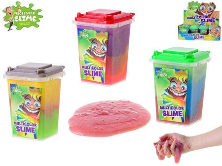 Professor Slime sliz v popelnici 7x7x9cm 3barvy