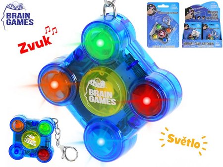 Brain Games klenka/test pamti na baterie se svtlem a zvukem