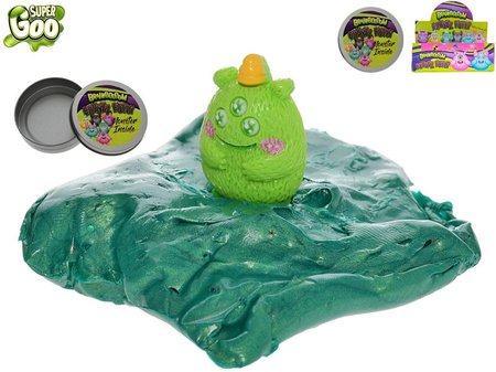 Super Goo Brainboooom hmota skkajc 40gr s figurkou 6barev v plechovce