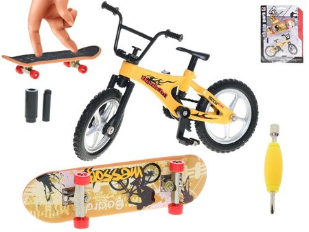 Skateboard 9,5cm a kolo 11cm kov na kart