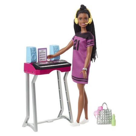 Barbie Dreamhouse herní set s panenkou brunetka Brooklyn