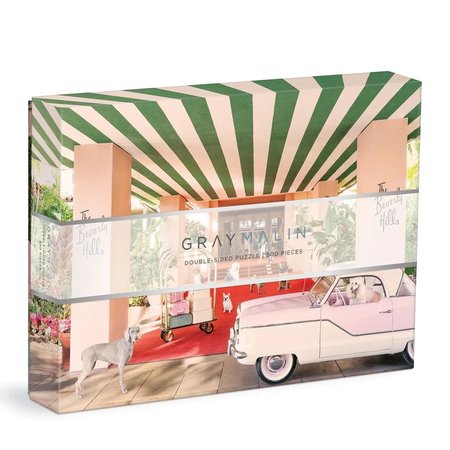 Galison Puzzle oboustrann Psi v hotelu Beverly Hills 500 dlk