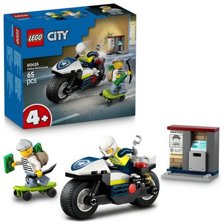 LEGO City 60455 Honika na policejn motorce