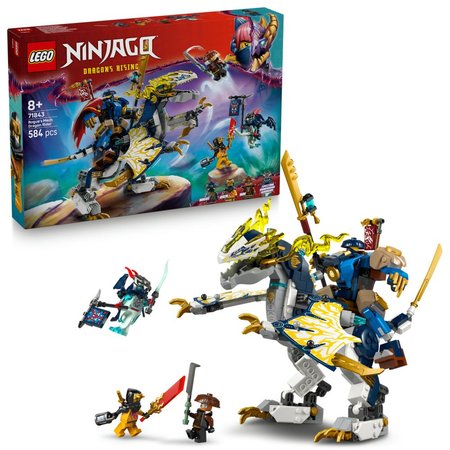 LEGO NINJAGO 71843 Rogue a robotick dra jezdec