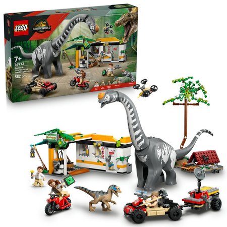 LEGO Jurassic World 76973 Mise na sledovn raptora a titanosaura