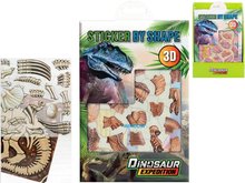 3D nlepky s dinosaumi motivy 2druhy