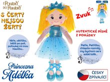 Panenka Princezna Adlka 35cm mkk tlo na baterie esky zpvajc