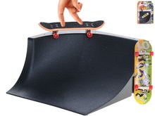 Skateboard 9,5cm kov s rampou na kart