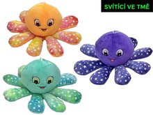Chobotnika plyov 15cm svtc ve tm 3barvy