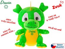 Drek Damin plyov 19cm na baterie esky mluvc