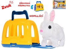 Krlek plyov 17cm na baterie se zvukem skkajc s pepravkou