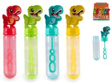 Bublifuk 14cm s dinosaurem 4barvy