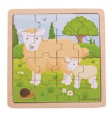 Bigjigs Toys puzzle - Oveka s jehtkem