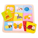 Bigjigs Toys Devn vkldac puzzle 9 zvtek