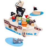 Bigjigs Toys Pirtsk lo s pirty