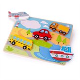 Bigjigs Toys Vkldac puzzle dopravn prostedky