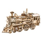RoboTime 3D devn mechanick puzzle Parn lokomotiva